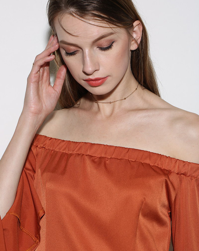 欧美choker简约脖子饰品颈链女款单层细款珠子项链