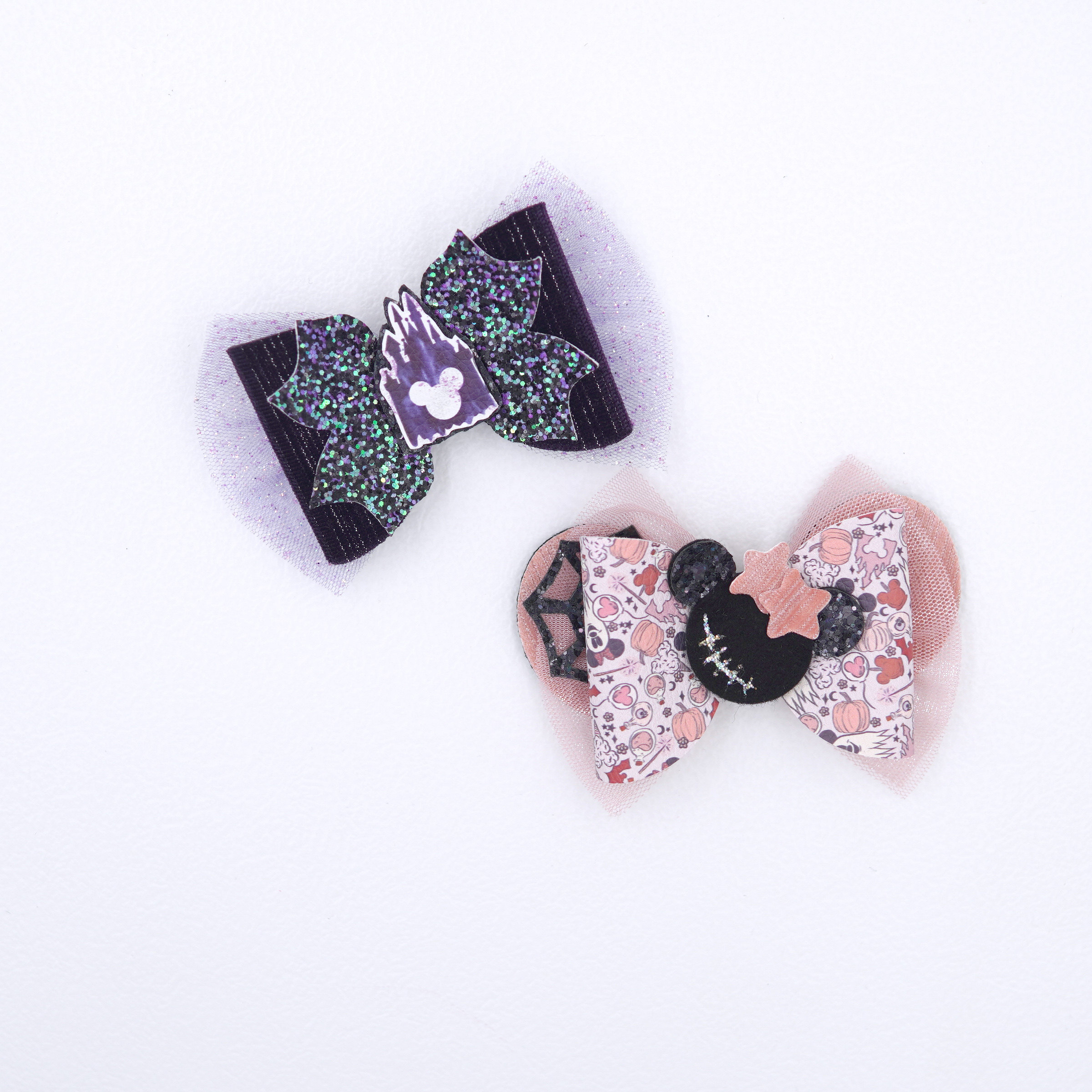 easymaker闪布diy手工材料发饰制作饰品ins万圣节反派发夹ig儿童