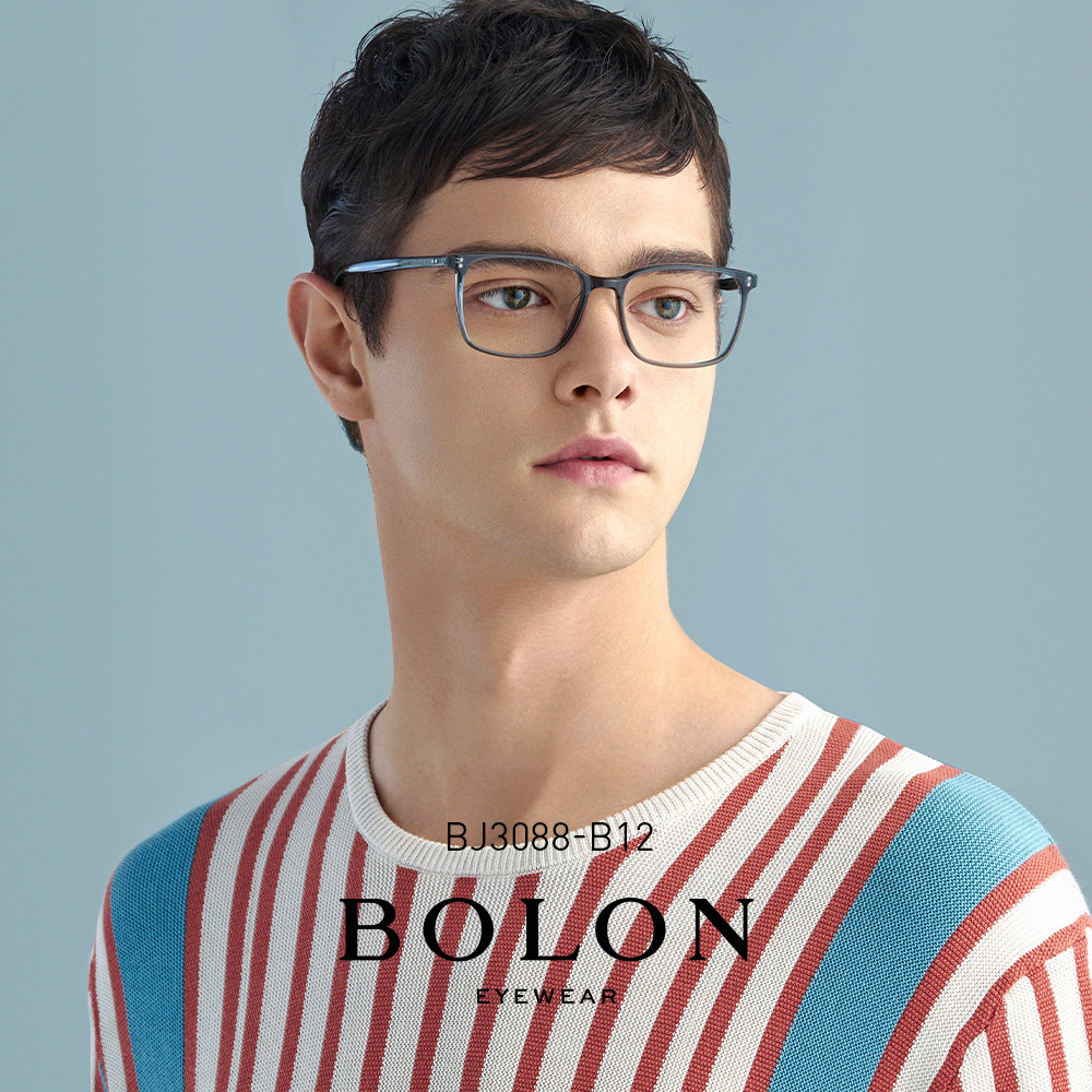 bolon暴龙光学近视眼镜框可配镜片散光度数板材定制成品光学镜
