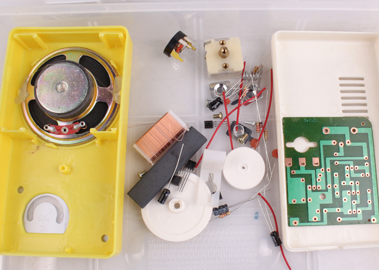 收音机实验箱 收音机配件 电工电子实践课配套用品 教学实习器材