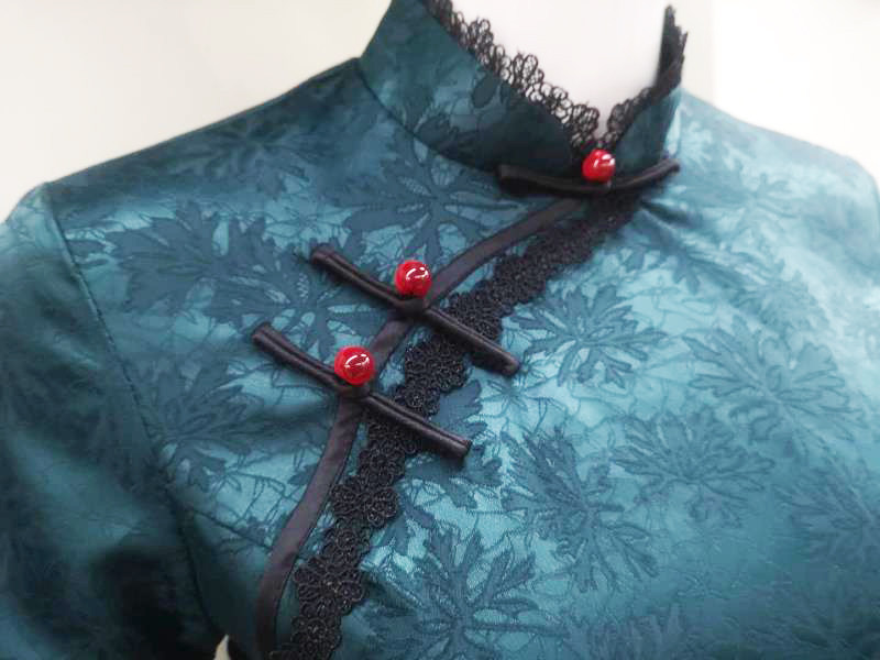 盘扣旗袍扣子国风手工玉石一字中式纽扣