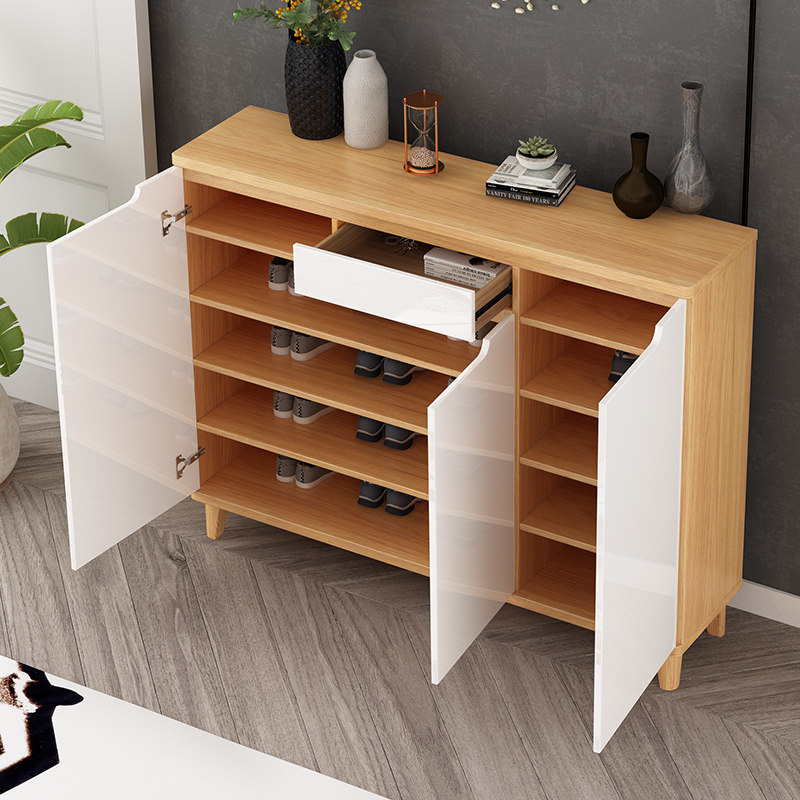 皇海北欧鞋柜家用门口简约现代玄关大容量多功能鞋柜