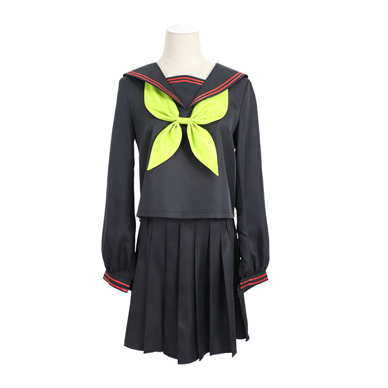 鬼灭之刃灶门祢豆子真菰女学生制服短裙装cosplay水手服现货
