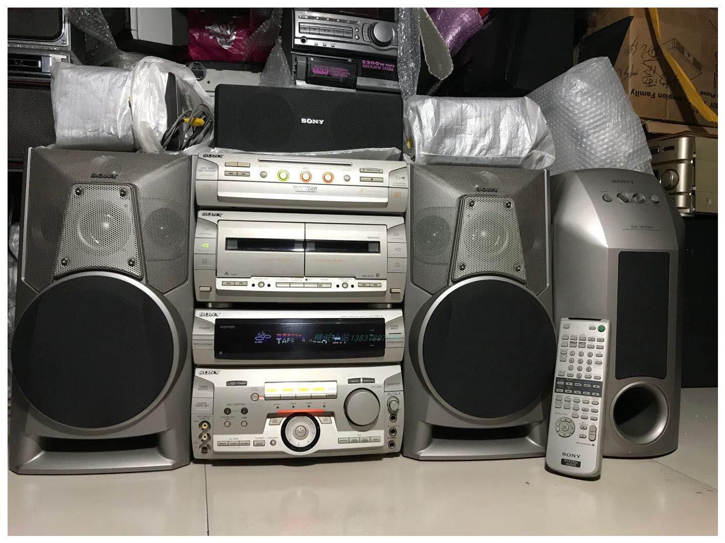 日本进口大功率索尼mhc-v7700av组合音响带原包装箱遥控器喇叭