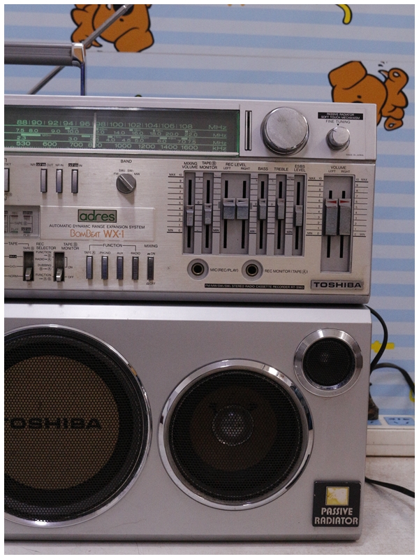 收音机日本原装二手toshiba东芝双卡收录机其他大家电配件