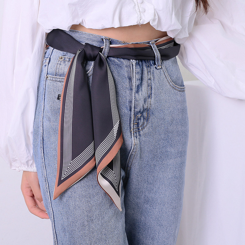 搭配布条腰带丝带衣服丝巾布艺装饰牛仔裤丝绸腰带