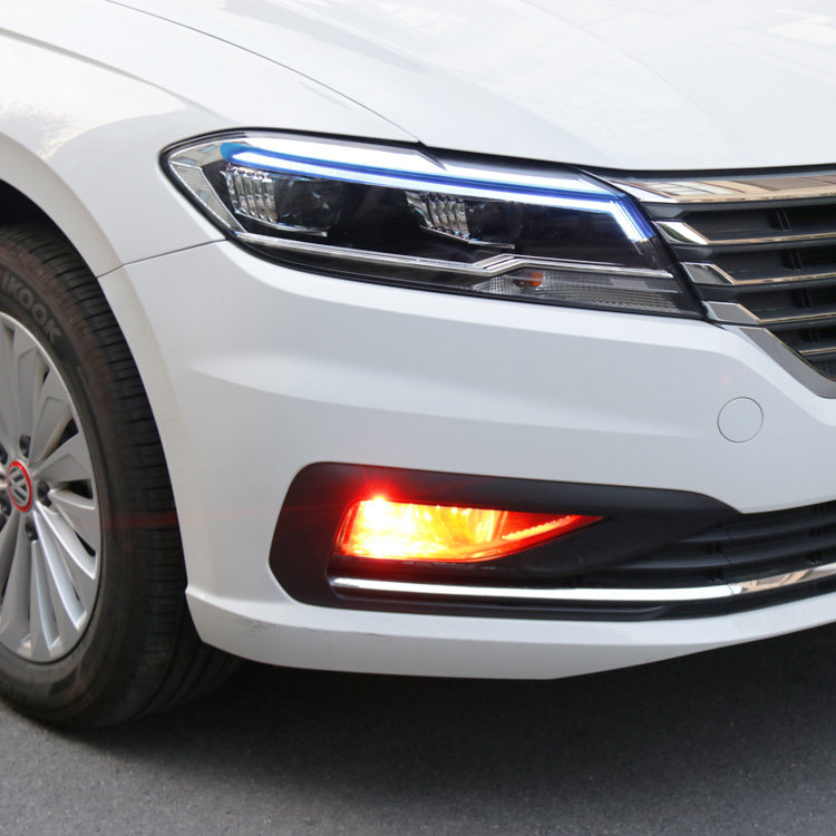 雾灯车灯1821款大众朗逸plus专用改色贴膜贴纸改色膜