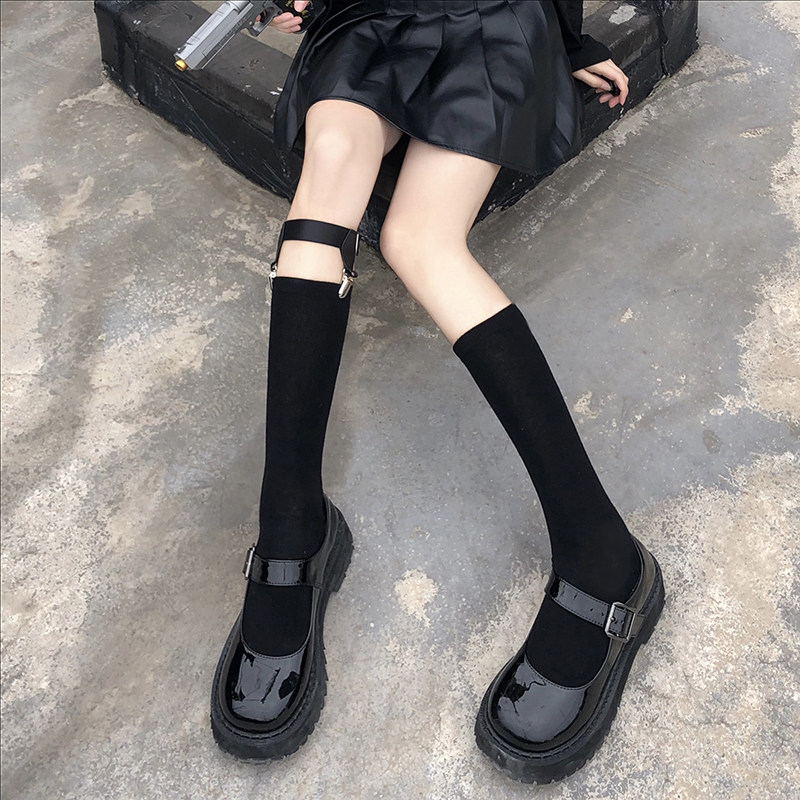 网红cos袜圈防滑吊袜带不良jk小腿袜扣袜夹吊袜带