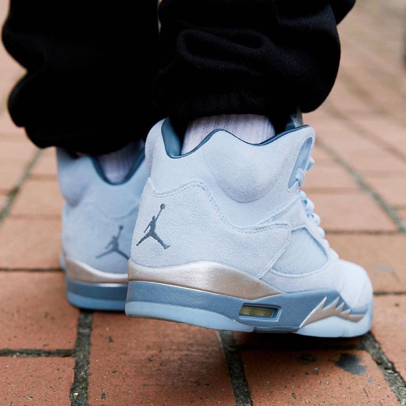 airjordanaj5冰蓝蓝鸟湖水浅蓝休闲运动篮球球鞋篮球鞋