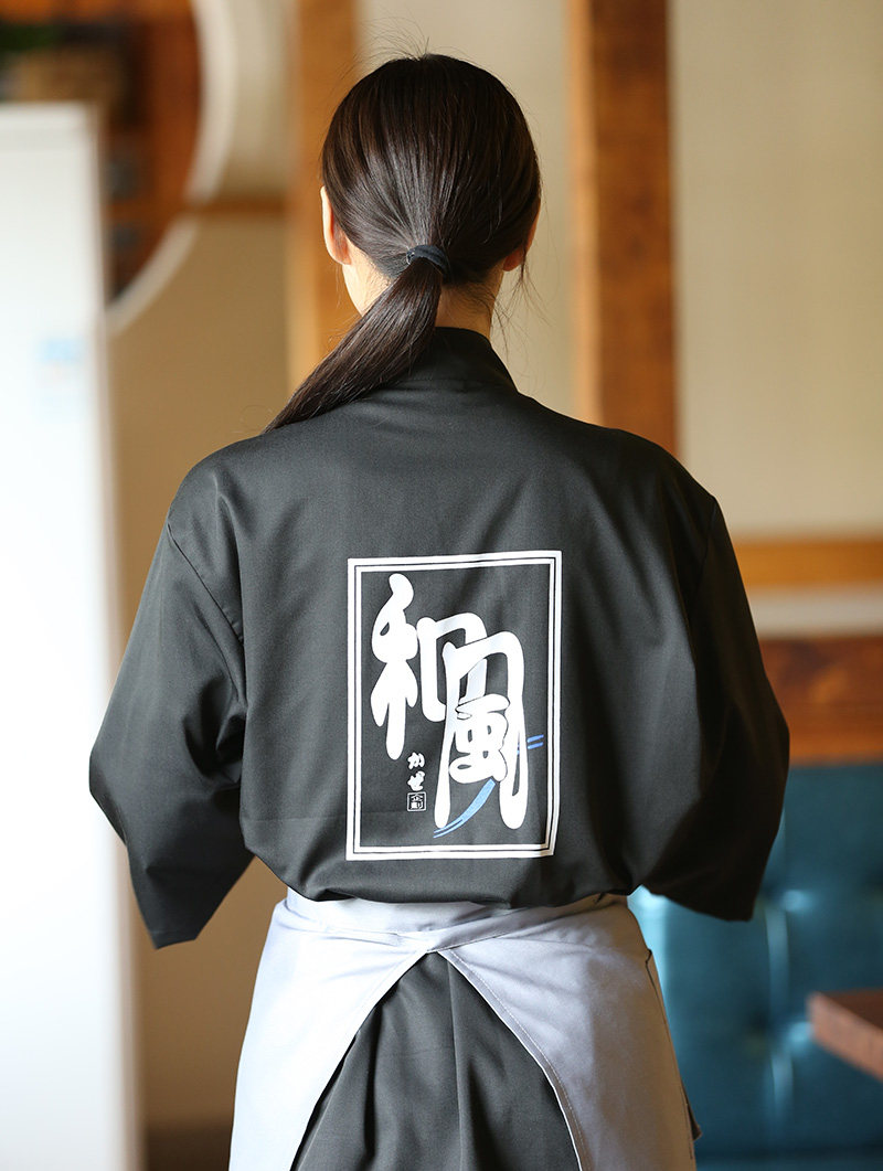 服装定制日式料理寿司和服韩国日本工作工作服工装制服