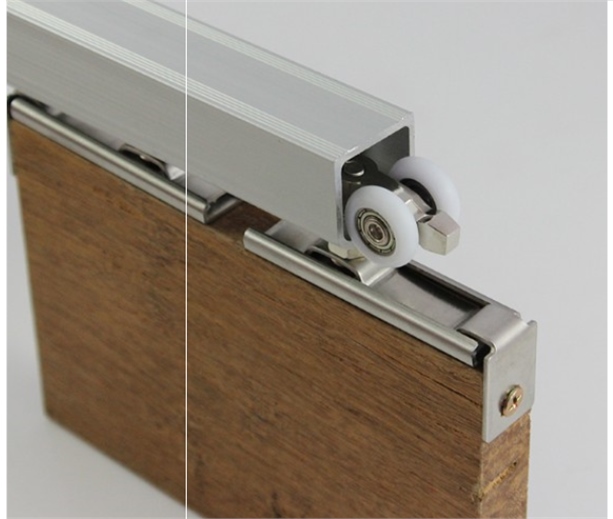 移门轨道吊轨推拉门吊滑静音实木门卫生间玻璃门折叠吊滑