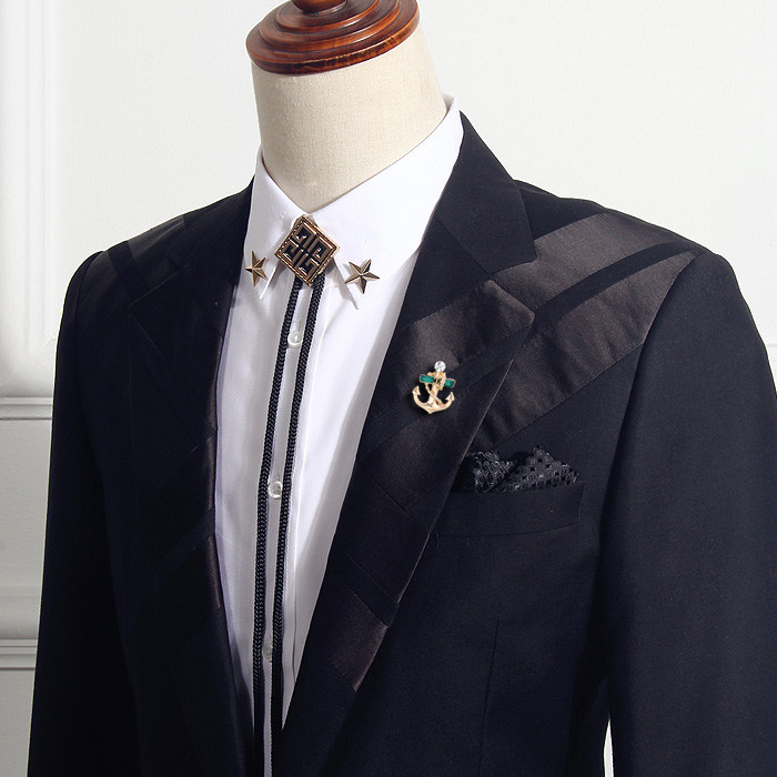 胸花欧美男士胸章船锚胸针海军风徽章衬衫西装胸针