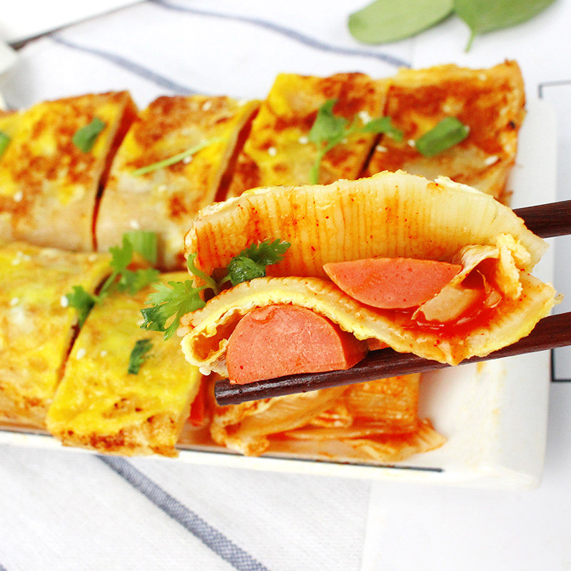 正宗东北烤冷面片韩式风味街头小吃多种选择家用商用厂家直发包邮