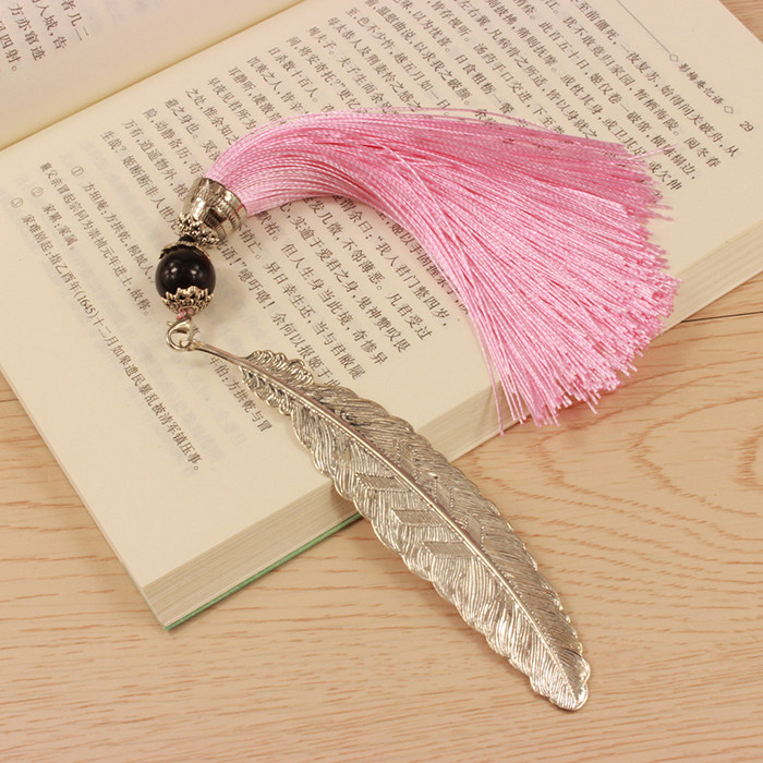 中国风金属黄铜创意羽毛书签精美复古典盒装古风创意学生礼物书签