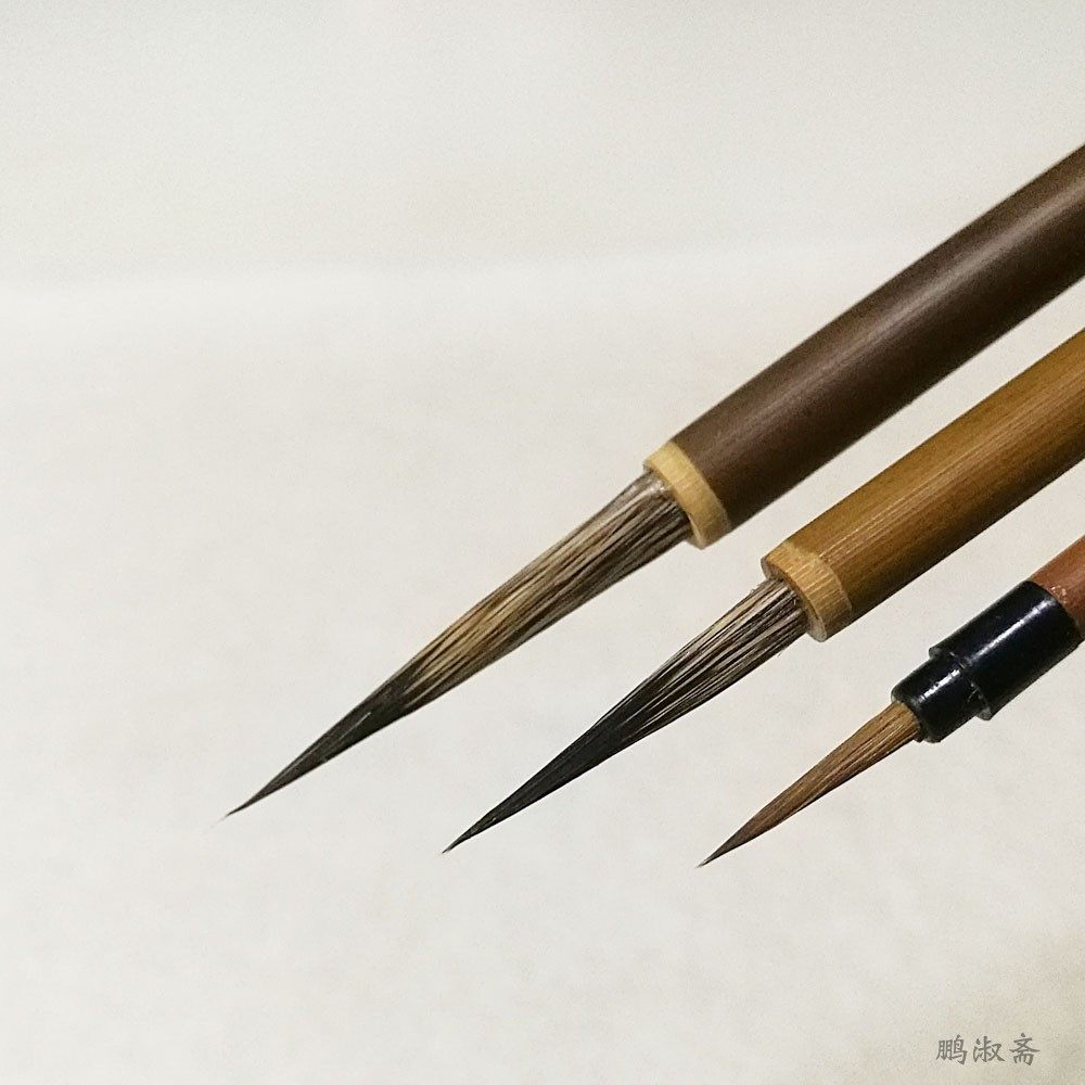 工笔画勾线笔毛笔套装国画白描鼠须花枝长锋狼毫勾线笔