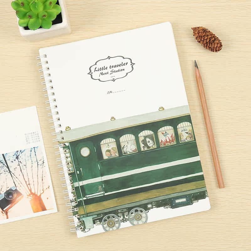 本木/soul soother 侧翻线圈本 创意笔记本文具记事本日记本子 b5