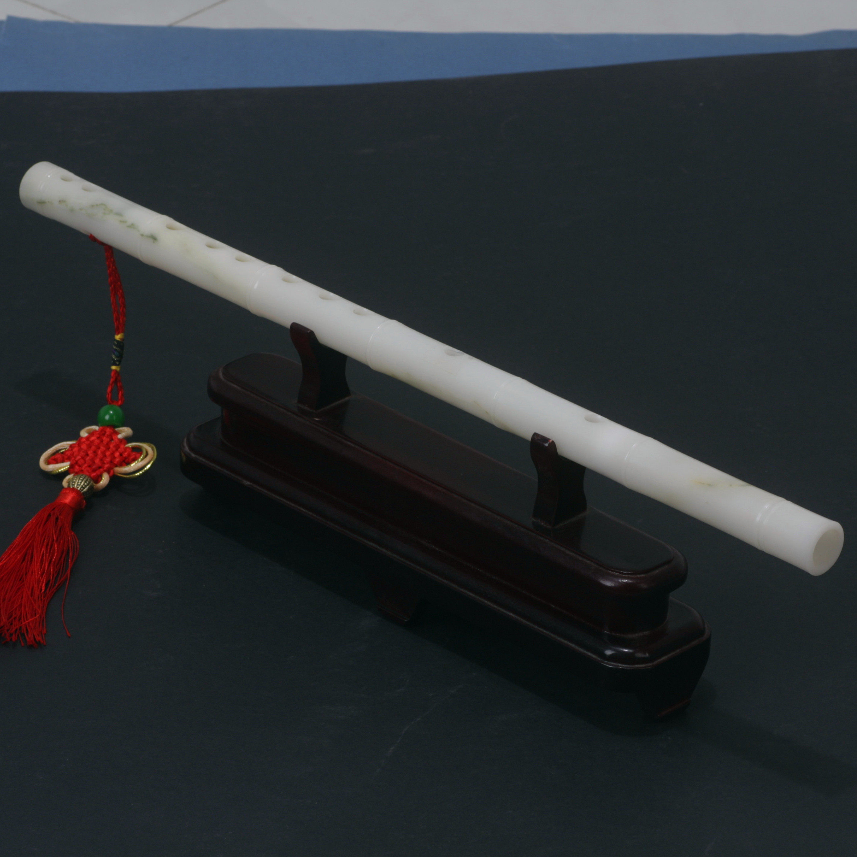 中学生f调竹笛节实用笛汉白玉笛子初学者玉笛舞台演奏梆笛短小笛