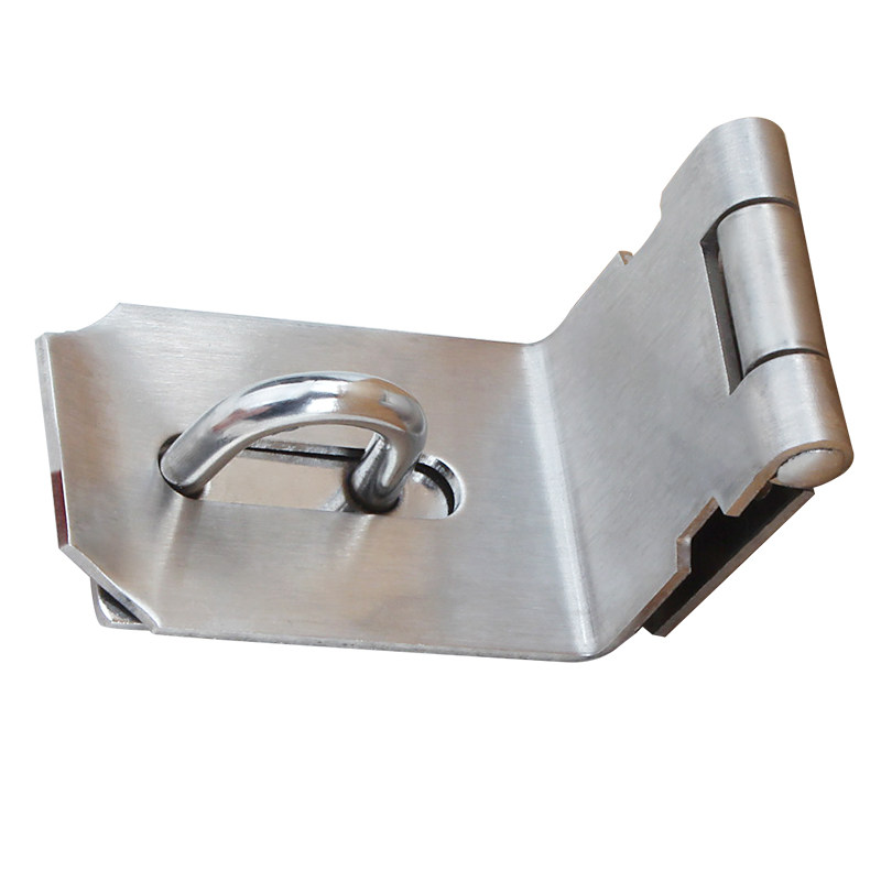 门锁扣搭扣老式门推拉门锁锁扣大门不锈钢卡扣90度门锁扣插销门栓