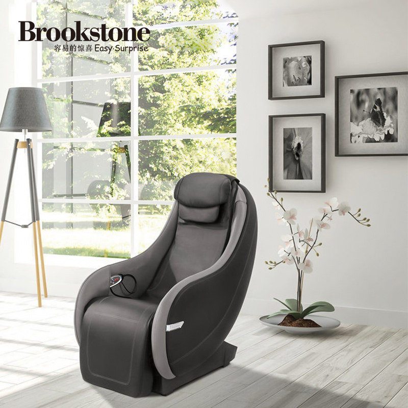 brookstone智能电动休闲运动小型按摩椅全自动豪华太空舱懒人沙发
