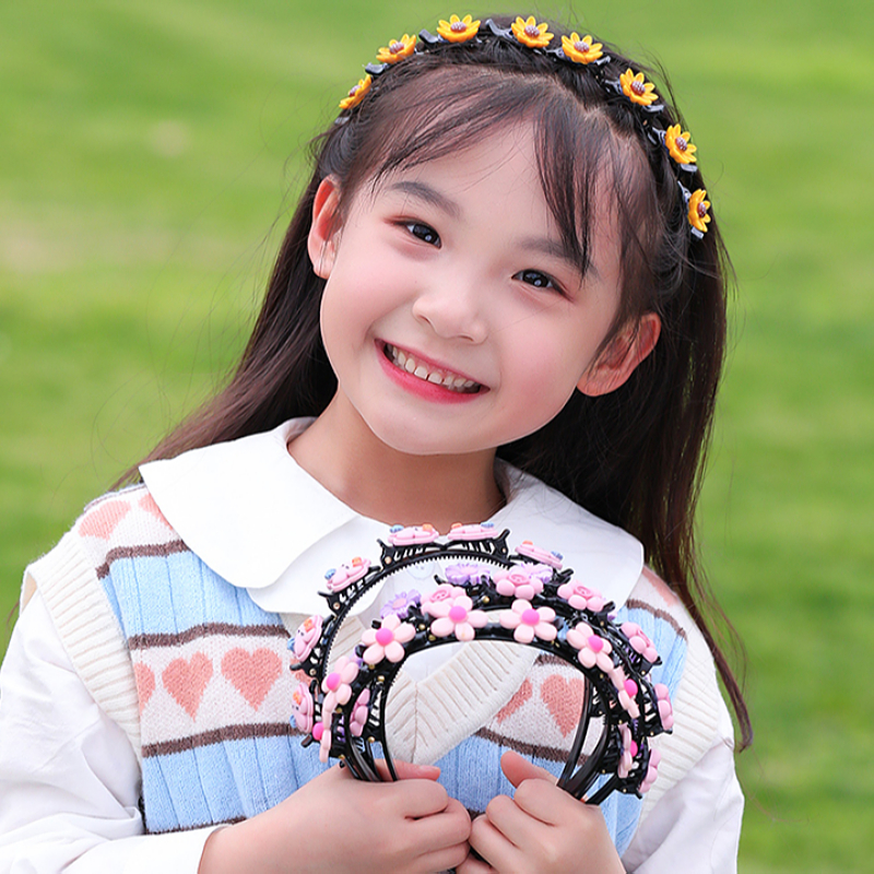 发夹儿童发发可爱编发网红公主小女孩发卡女童发饰