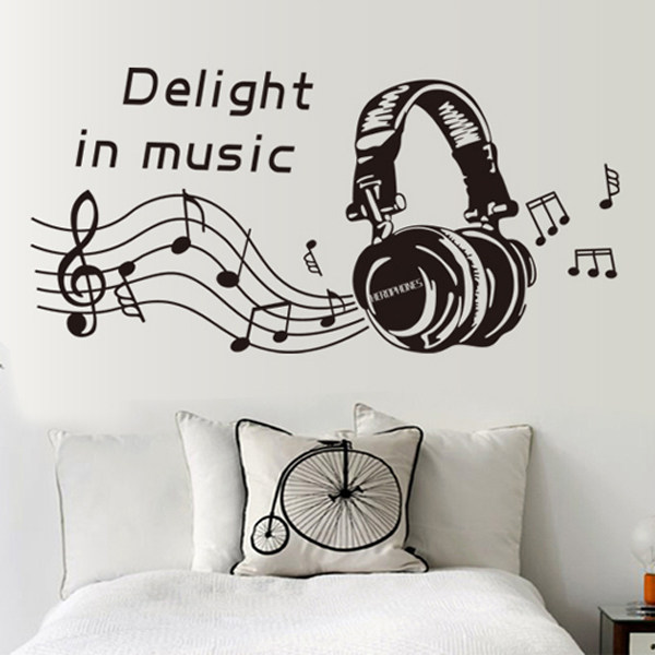 创意音符五线谱墙贴纸幼儿园培训音乐教室布置钢琴房琴行装饰贴画