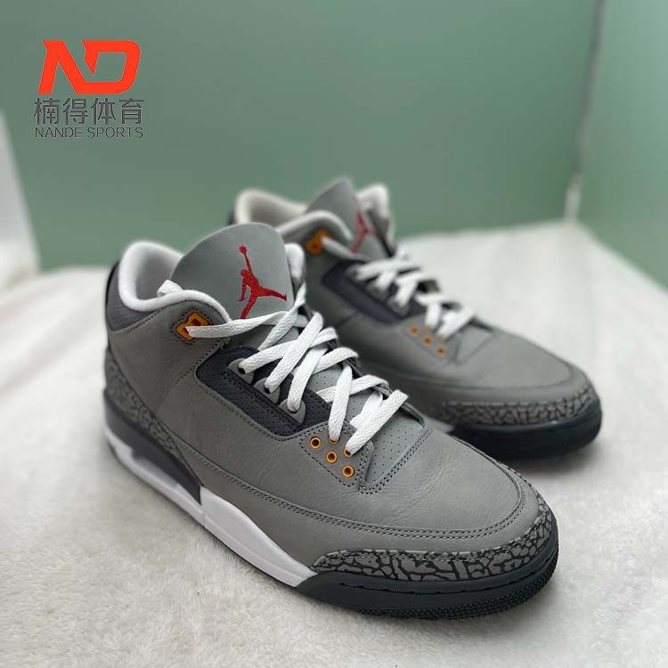 楠得体育airjordanaj3酷灰水泥泥灰恐惧篮球篮球鞋