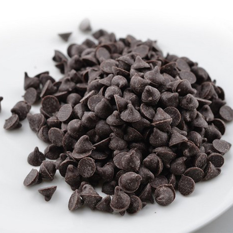 可可百利入炉耐烤巧克力豆50纯可可脂耐高温巧克力豆烘焙原料