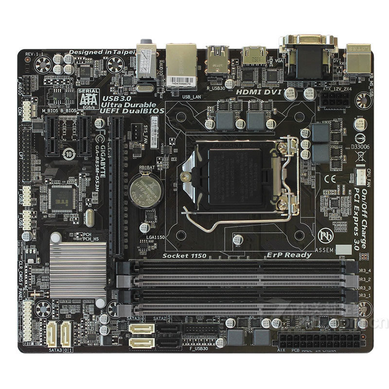 华南金牌b85/h81全新台式机电脑主板cpu套装1150针d3i5 4460 4590