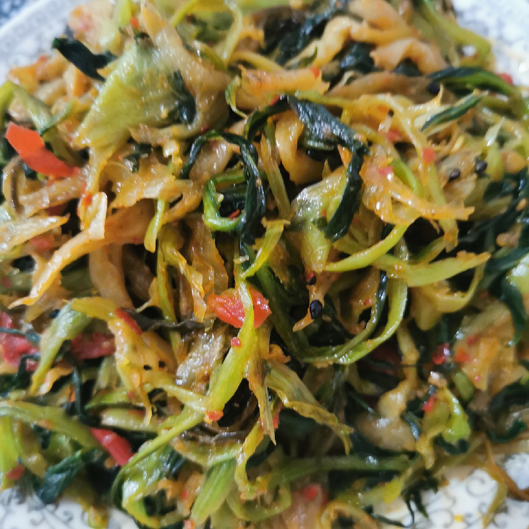 安徽芜湖无为荻港老许香菜传统手工手工制制作腌制