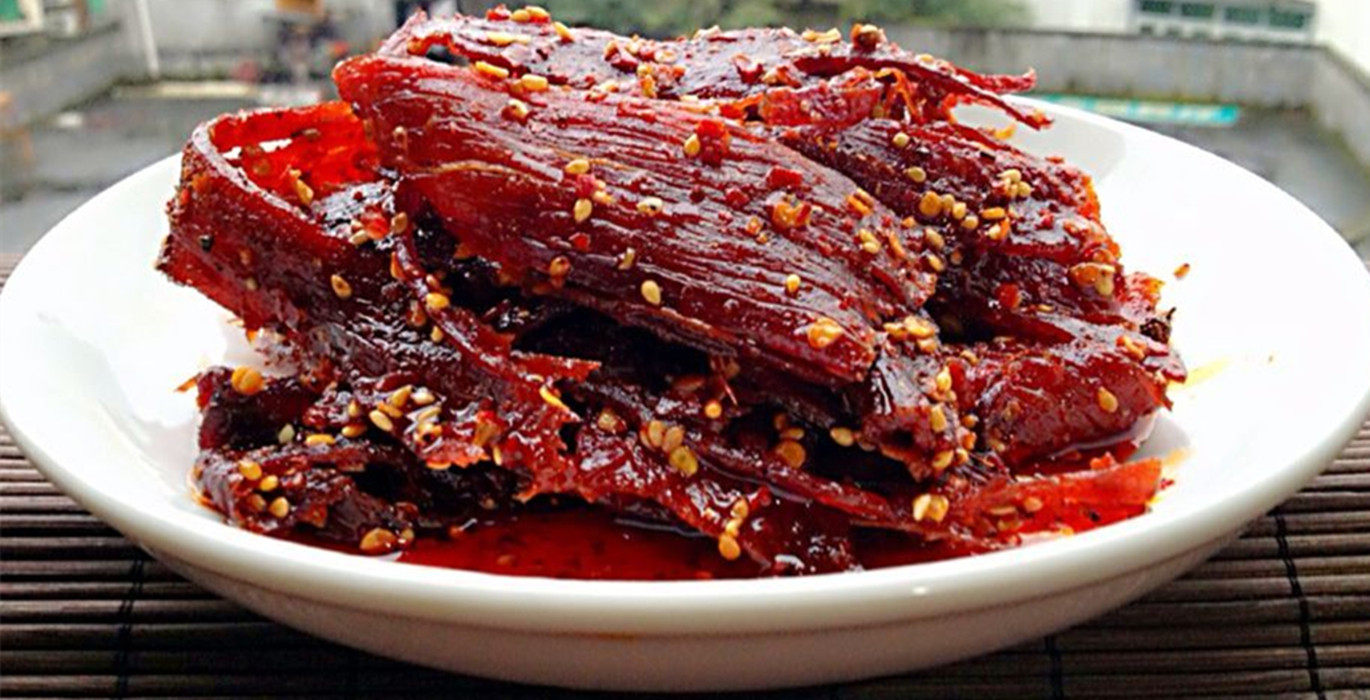 【辣味生活】四川美食特产零食自贡火边子牛肉麻辣牛肉片150g包邮-mc