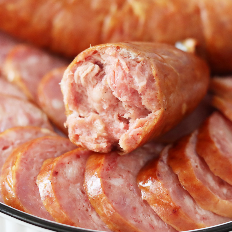 俄罗斯风味熏肉香肠弯肠猪肉肉制品戈尔戈尔巴巴萨香肠