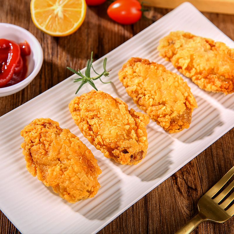 大成吮指炸翅冷冻炸鸡翅中裹黄金脆皮生鸡翅