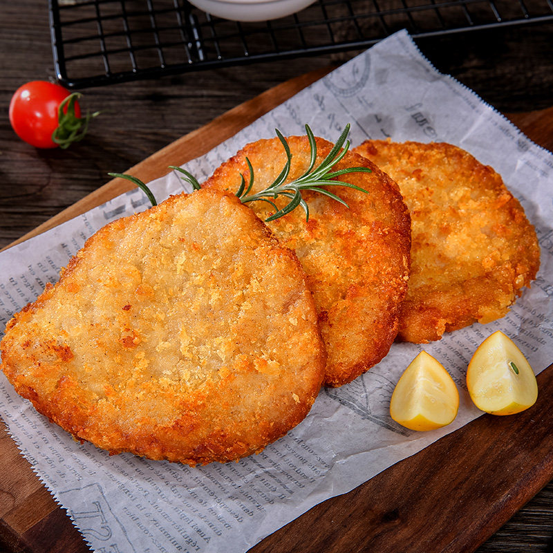 正大脆皮猪排冷冻半成品裹粉油炸汉堡猪肉肉排猪排