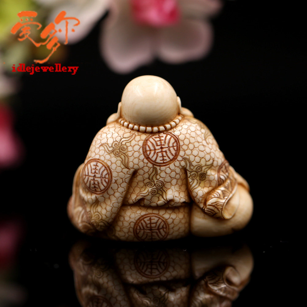 摆件猛犸保真猛犸象象牙贵子出品手工雕刻牙雕摆件