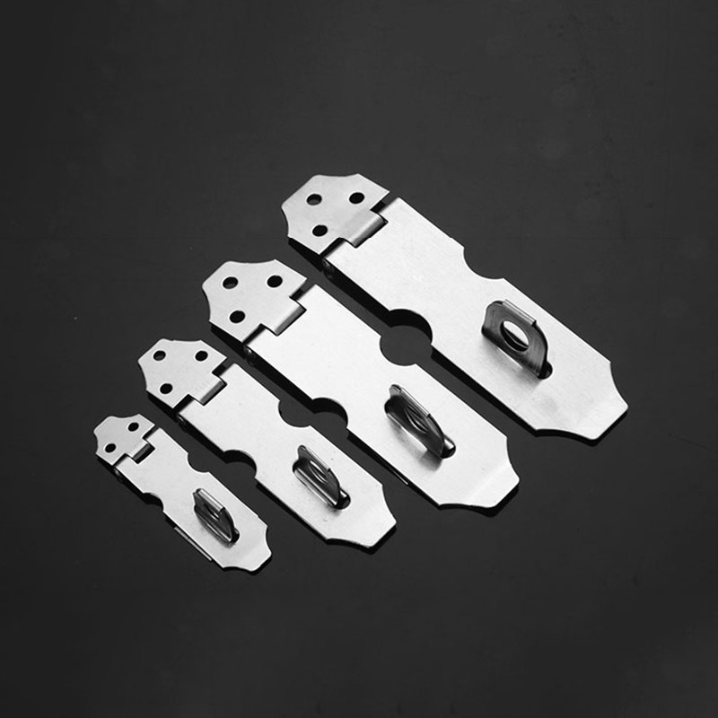 防盗门90度锁扣卡扣固定挂锁搭扣老式木门门锁明插销