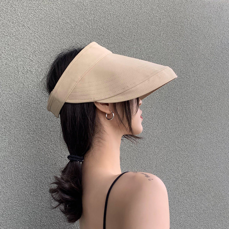 韩国angel新款大帽遮阳防晒空顶夏天帽子百搭帽子