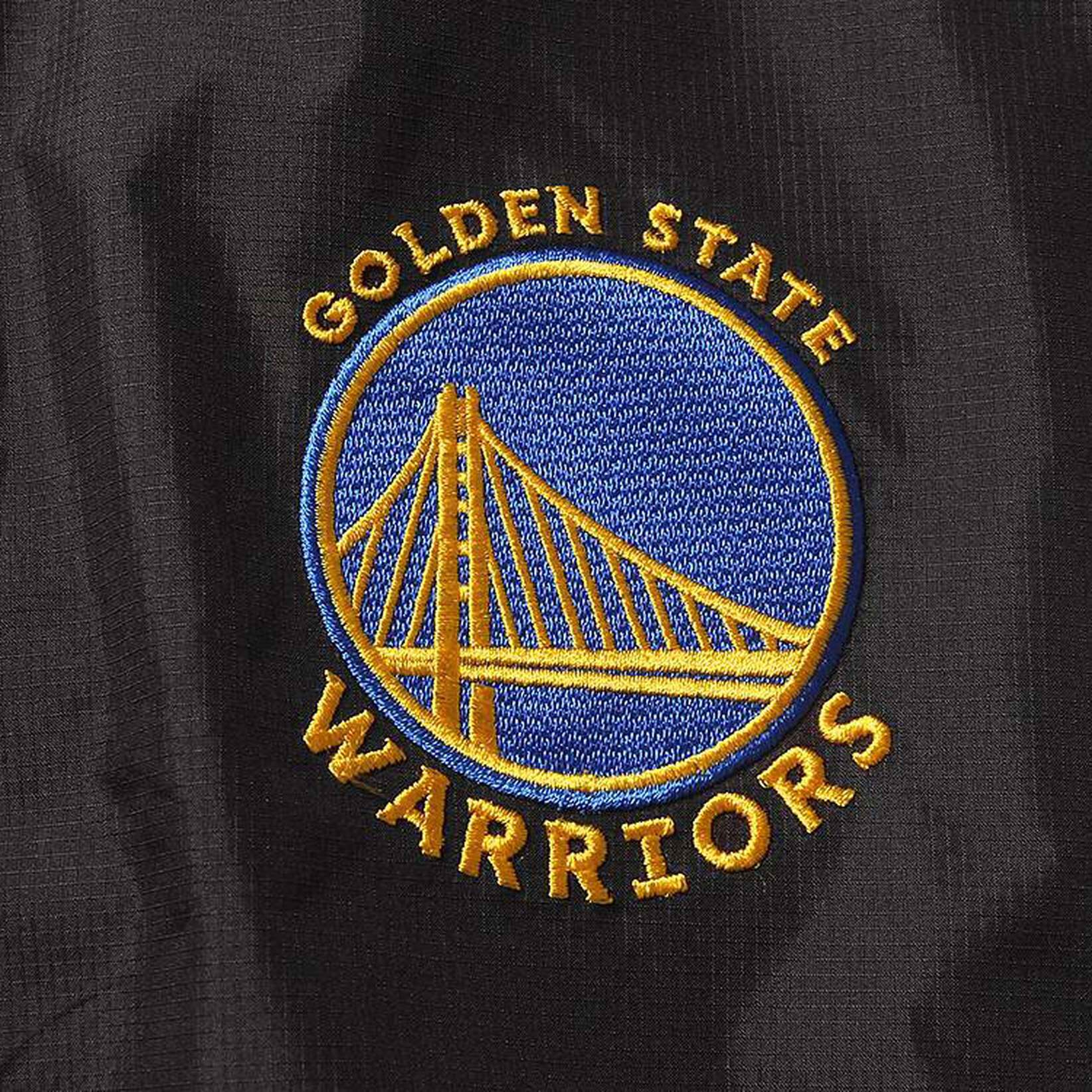nbastyle潮流服饰金州勇士队男女女款百搭潮流拼接冲锋运动茄克