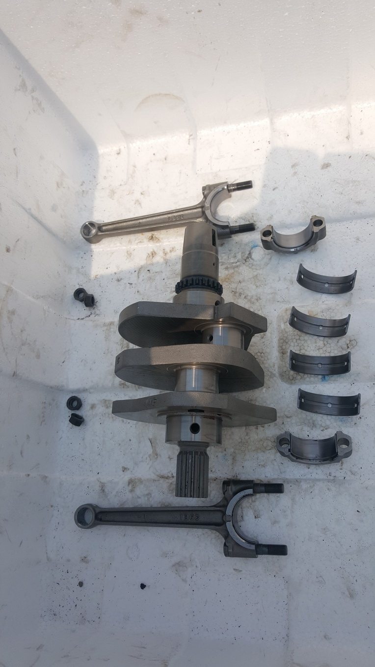 曲轴连杆大小瓦片适用于vz400lv400曲轴