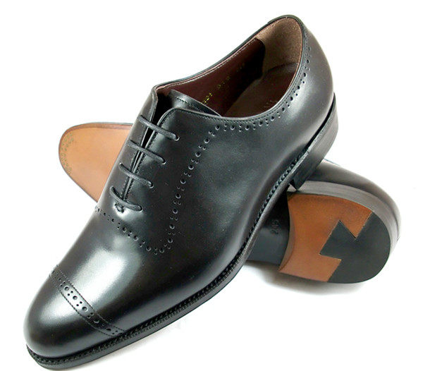 马氏老铺牛皮系带整皮帮面传统手工线缝男式正装皮鞋