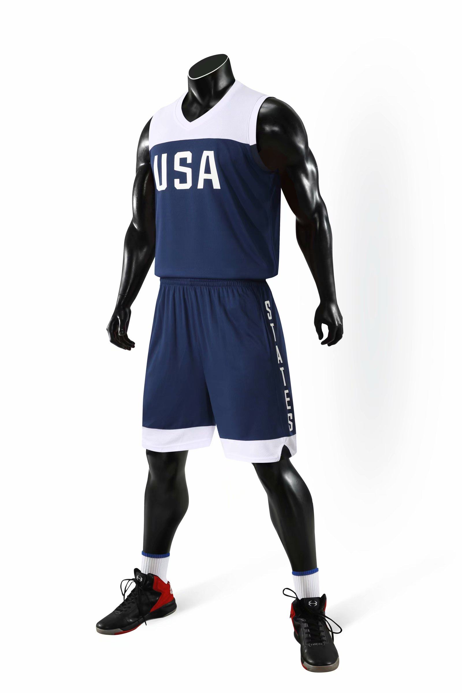 2019易建联艾伦郭艾伦套装训练男篮篮球球衣国家队篮球服