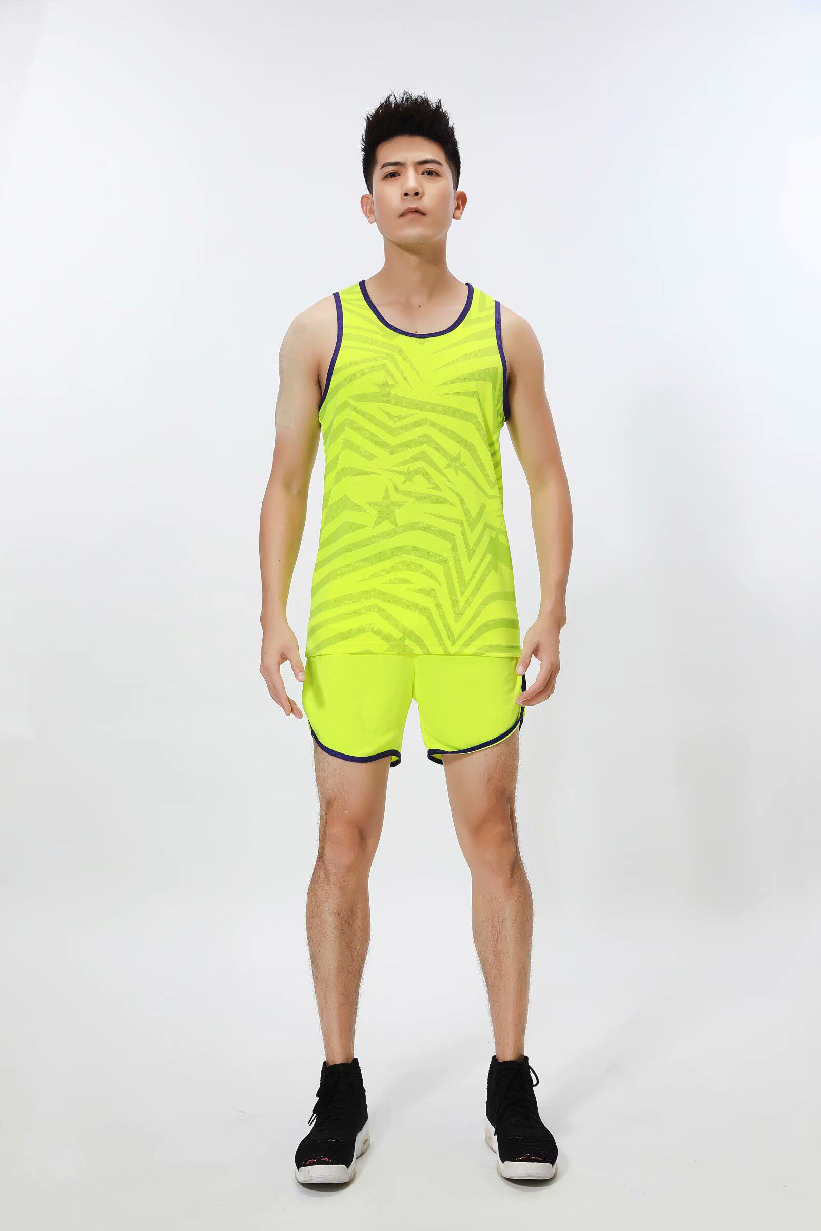 田径套装训练马拉松比赛跑步女中小学生运动跑步田径运动服