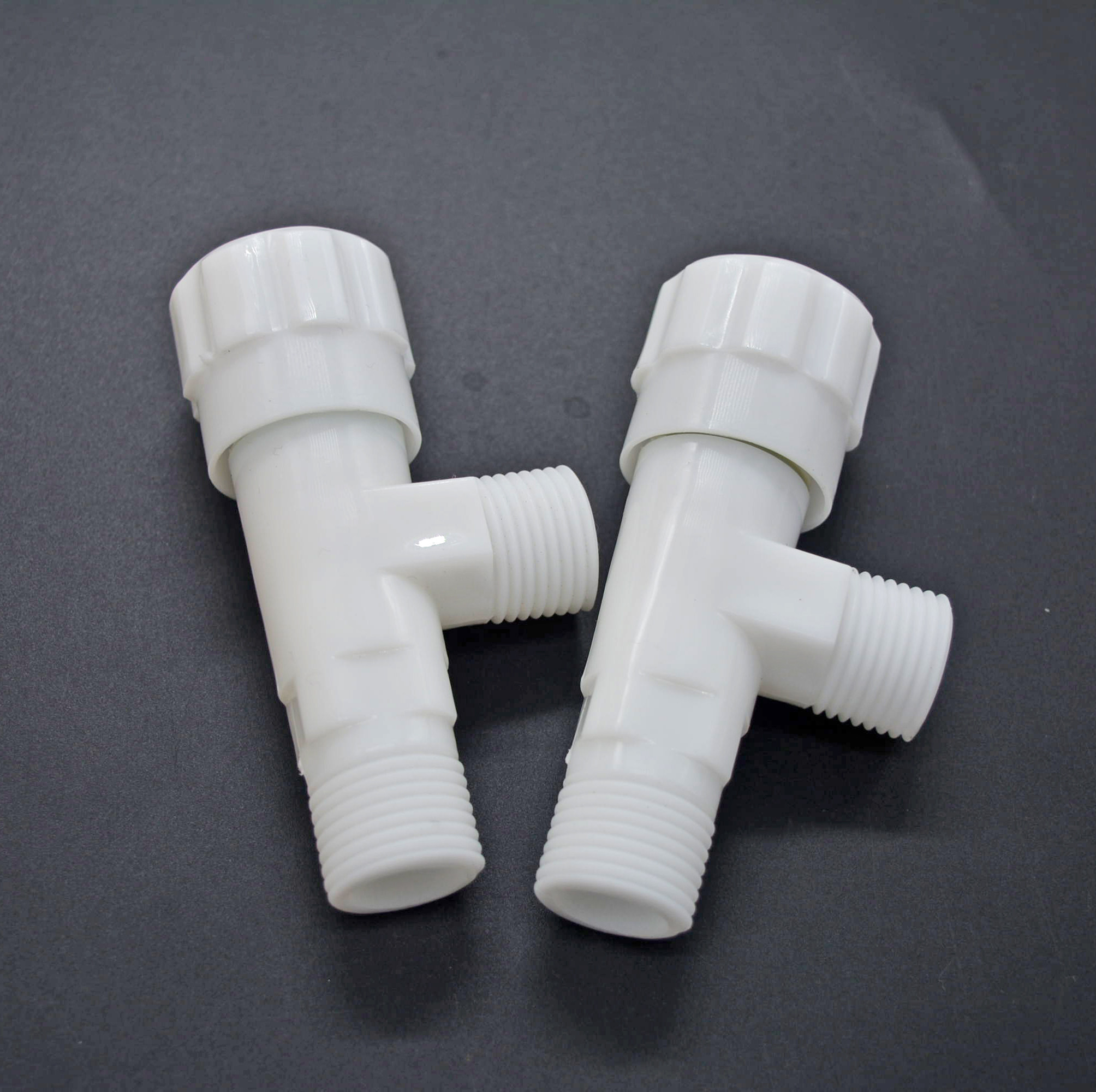 水管角阀阀门塑料三角转弯接头冷热三通配件角阀