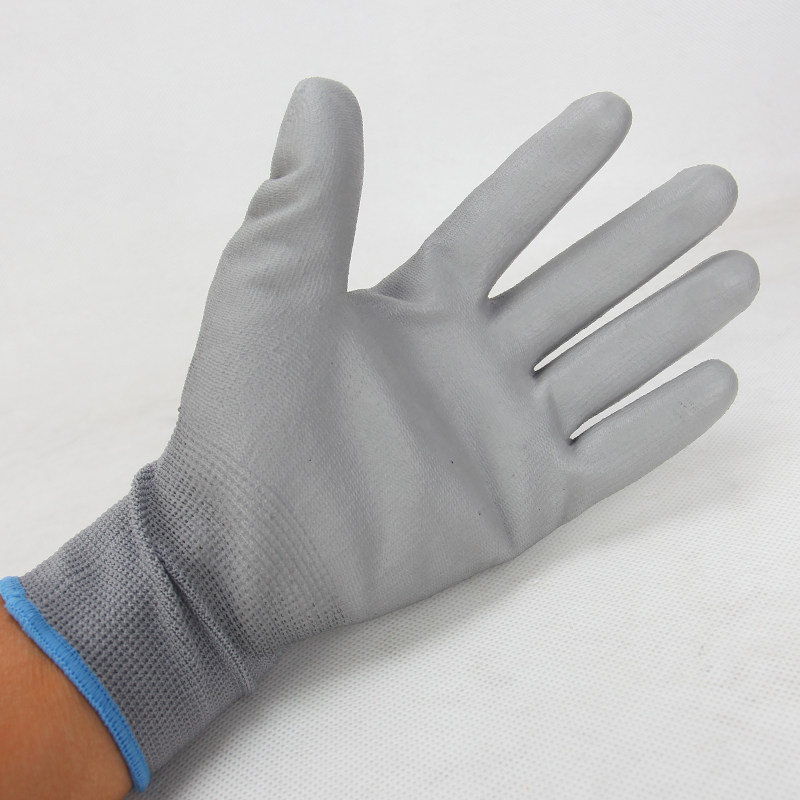 手套星宇pu518劳保耐磨防静电男女薄款尼龙透气防护手套
