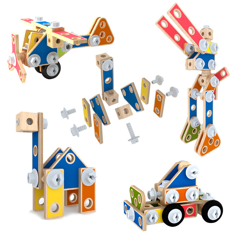 hape拆装工具车螺母组合组装玩具 男孩男童益智3-5岁儿童宝宝礼物