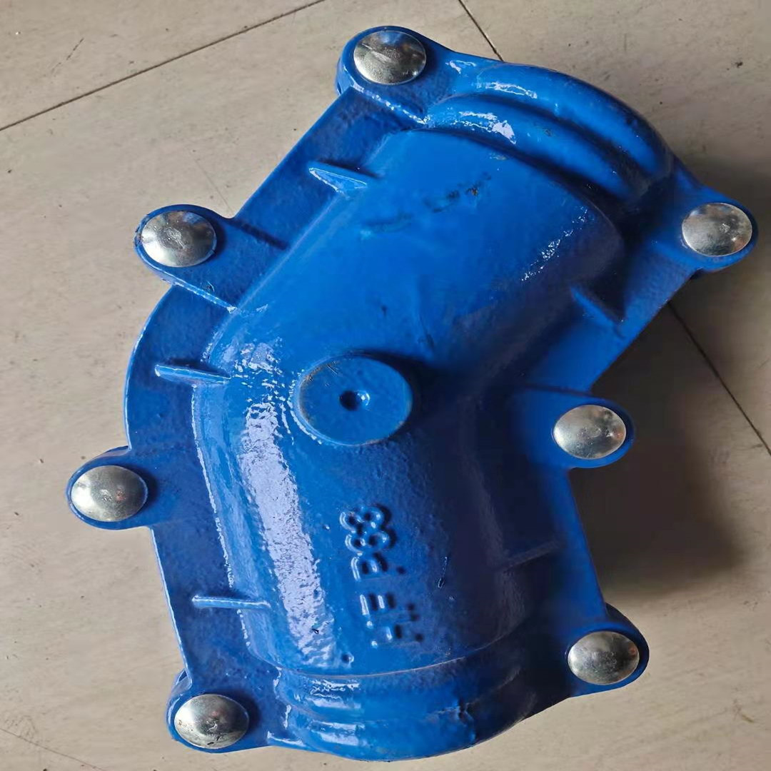 哈夫节弯头抢修铸铁补漏90度弯管pe管丝口漏水弯头