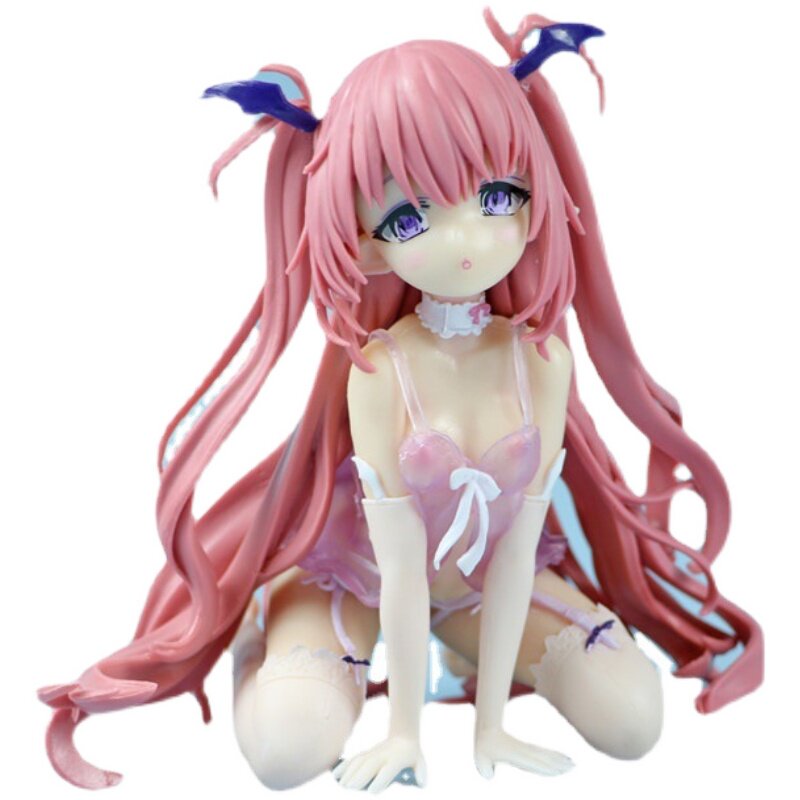 紫粉露露睡衣魅魔动漫手办魔女二次元美女车载手办