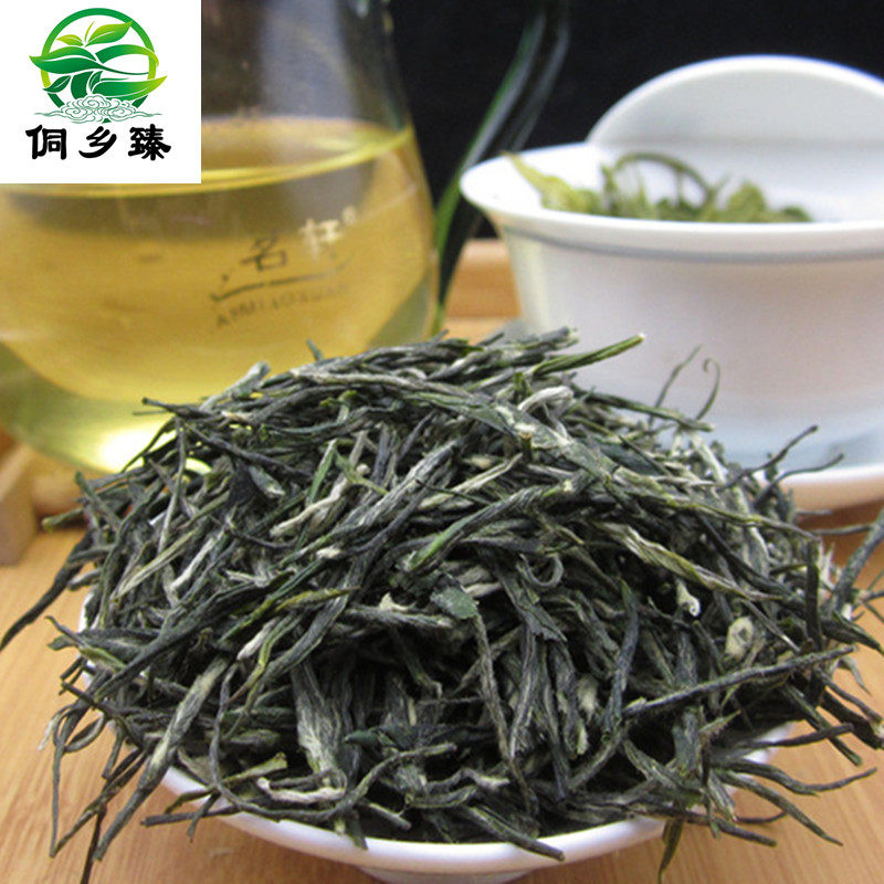 三江绿茶松针广西柳州特产高山云雾茶叶早春日照绿茶