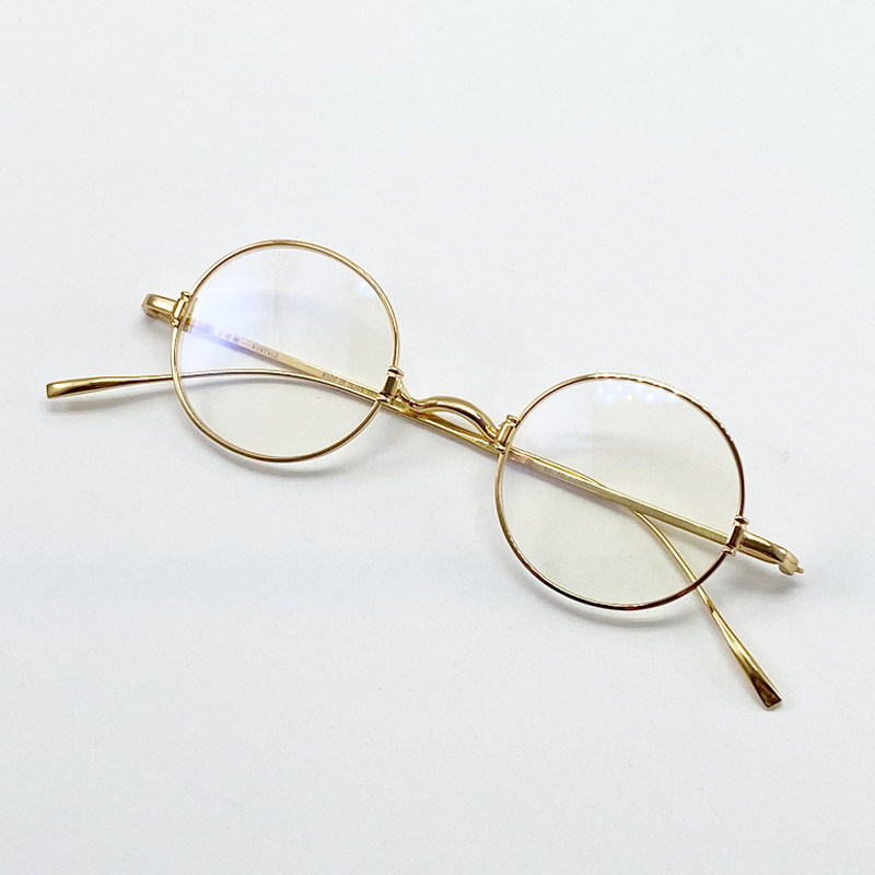 民国超轻眼镜丝边金丝边复古纯钛范孟鹤近视文艺定制成品光学镜
