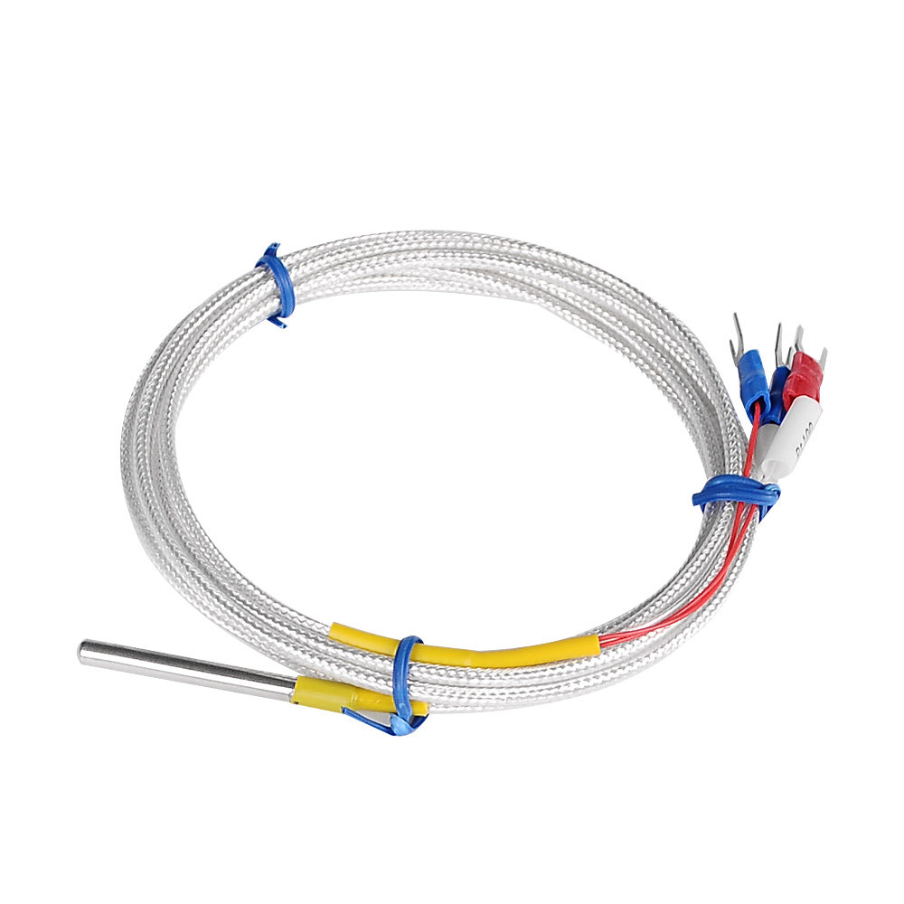 温度pt100热电阻变送器电偶精密探头热敏高温防水热电阻