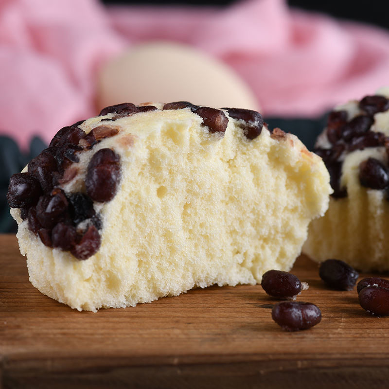 奶香新款红豆蛋糕营养早餐上火休闲传统糕点